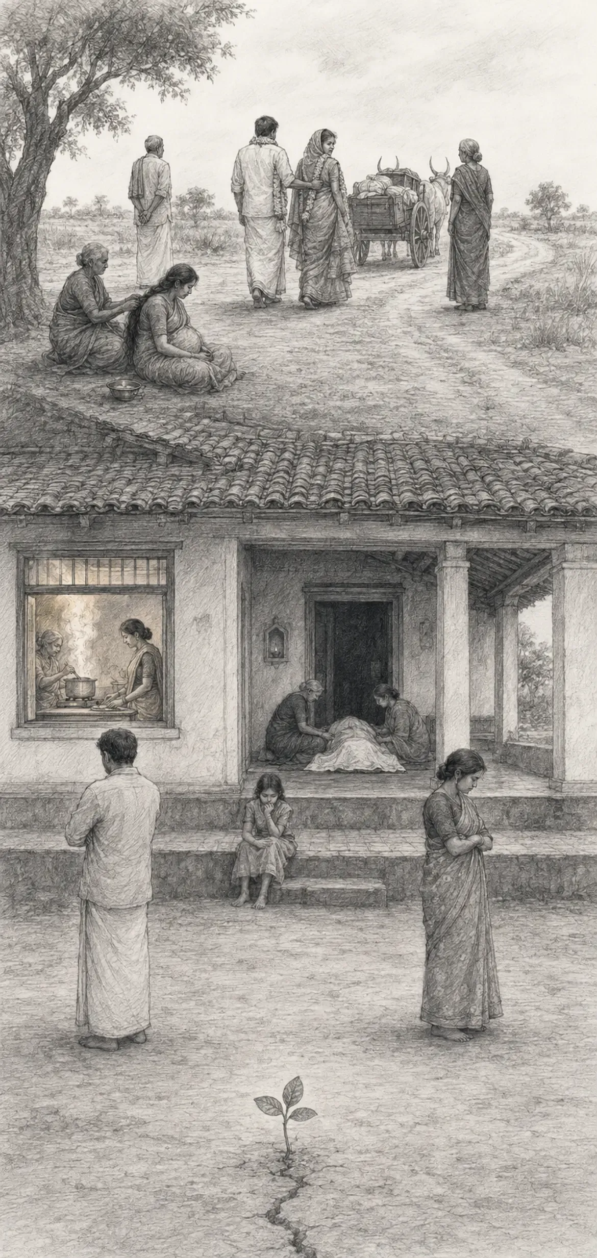 The house and the women who pass through it — tall